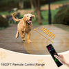 Dog Training Collar - 1600ft Range, Shock, Vibrate, Beep - Black