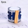 5pcs Micro Landscape Simulation Musical Instrument Resin Ornament Miniature Desktop Decoration, Style: No.4 Jazz Drum