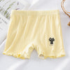 Girls Boxer Brief Safety Pants Modal Summer Shorts, Size: 160(Yellow)