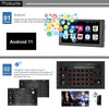 A2797 7 Inch Android WiFi 2+32G Central Control Large Screen Universal Car Navigation Reversing Video Player, Style: Standard+4Lights Camera