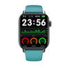 QS08 PRO 1.83 inch BT5.2 Smart Sport Watch, Support Sleep / Heart Rate / Blood Oxygen / Temperature / Blood Pressure Health Monitor(Black+Green)