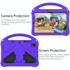 For Galaxy Tab S6 Lite P610/P615 EVA Flat Anti Falling Protective Case Shell with Holder(Purple)