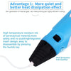 Hand-held 3D Printing Pen, EU Plug(Pink)