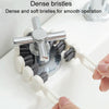 Bathroom Bendable Crevice Brush Household Corner Cleaning Brush(White)