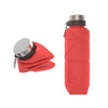 700ml Outdoor Silicone Folding Water Cup Telescopic Water Bottle Travel Drinking Cup With Carabiner(Red)