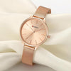 Curren 9024 Casual Steel Strap Waterproof Women Quartz Watch, Color: Gold Shell Gold Surface