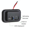 18W QC3.0 Fast Charge PD Car RV Boat Charger(Black)
