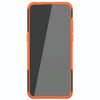 For Alcatel 3L (2021) Tire Texture Shockproof TPU+PC Protective Case with Holder(Orange)