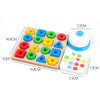 Geometric Figures Matching Blocks Children Puzzle Toy For Double