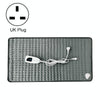 Home Physiotherapy Heating Pad Electric Heating Blanket, Size: 76x40cm, Plug Tpye:UK Plug(Dark Gray)