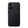 For Redmi Note 12 4G Global Litchi Leather Magnetic Full Coverage Shockproof Phone Case(Black)