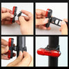 Bicycle USB Rechargeable Taillight LED Tail Lamp (Blue Light)