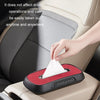 Car Sun Visor Hanging Sunroof Seat Back Tissue Box, Color: Leather Beige