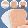 2pcs /Set Felt Tongue Stickers Soft Rebound Self-Adhesive Forefoot Pads, Size: L 8.5x6.5x0.3cm(White)