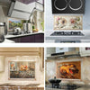 Self-Adhesive Heat-Resistant Oil-Proof Stickers Household Kitchen Stove Tile Wall Stickers, Specification: LZ-004(40x80cm)