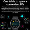 HDT 3 Max 1.6 inch Steel Band IP67 Waterproof Smart Watch Support Bluetooth Call / NFC(Silver)