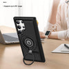For Samsung Galaxy S23 Ultra 5G Ring Holder Magnetic Phone Case(Black)