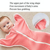 Insular Baby Cotton Quilt Newborn Swaddle Sleeping Bag Blanket, Size: 60cm For 0-3 Months(Pink)