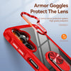 For Samsung Galaxy A26 5G TPU + PC Lens Protection Phone Case with Ring Holder(Red)