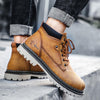 SY-5888 Outdoor Work Shoes Casual Lovers Martin Boots Men Shoes, Size: 39(Khaki)