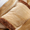 5V USB Electric Blanket Multi-functional Hand Warmer Knee Pad Flannel  Blanket 60x80cm(Camel)