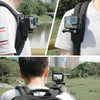 360 Degree Rotating Quick Release Strap Mount Shoulder Backpack Mount for GoPro, Insta360, DJI and Other Action Cameras(Black)