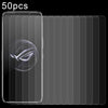 For Asus ROG Phone 7 / 7 Pro 50pcs 0.26mm 9H 2.5D Tempered Glass Film