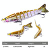 HENGJIA JM064 Multi-section Fish Minnow Bionic Fake Lures Sea Fishing Sinking Lures, Size: 12.8cm 18g(3)
