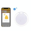 Bluetooth Key Finder 2-Pack, Phone Tracker, Anti-Lost Alarm - White