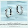 S925 Sterling Silver Retro Pattern Women Earrings(SCE1701)