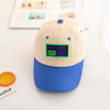 C0465 Letter Embroidery Pattern Spring Thin Children Baseball Cap Peak Cap Sunscreen Hat, Size: 48-52cm(Blue)