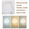 PJ-104 5W Mushroom Glass Bedroom Bedside Table Decoration Table Lamp, CN Plug, Specification Monochrome Warm Light