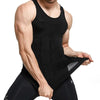 Men Slimming Body Shaper Vest Underwear, Size: S(Black)