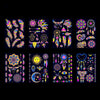 2 PCS Fluorescent Bronzing Waterproof Tattoo Stickers(JYG-005)