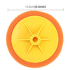 Polishing Disc Auto Polishing Machine Dedicated Sponge Wheel Wax Polishing Sponge Decontamination Sponge,Screw Hole Diameter:14mm
