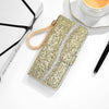 For Samsung Galaxy S23 FE 5G Glitter Powder Filp Leather Phone Case(Gold)