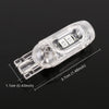 10 PCS T10 DC12V / 1W Car Clearance Light 5LEDs SMD-3030 Lamp Beads (Blue Light)