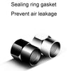 4pcs /Set N2 Metal Tire Valve Caps Automobile Universal Modified Valve Covers, Size: White Background(Silver)