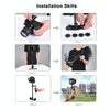 PULUZ 38.5-61cm Carbon Fibre Handheld Stabilizer for DSLR & DV Digital Video & Cameras, Load Range: 0.5-3kg(Black)