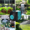 EB-302 6W Aquarium Submersible Water Pump Fountain Filter Fish Pond,EU Plug