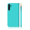 For Huawei P30 Pro Imitated Mirror Surface Horizontal Flip Leather Case with Holder & Card Slots & Wallet & Lanyard(Mint Green)