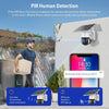 Solar Wifi PTZ Security Camera 1080P HD PIR Motion Detection Colour Night Vision