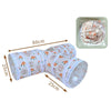 Foldable Cat Tunnel, Suede, 3-Way, Rabbit Play Tunnel, 80x50x25cm