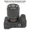 For Sony ILCE-7CM2 / A7C II / A7CR Glossy Soft Silicone Protective Case(Black)