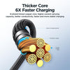 JOYROOM A21 100W Type-C to Type-C+8 Pin 2 in 1 Charging Cable, Length: 1.5m(Black)