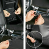 Car Seat Storage Net Pocket Car Storage Bag Multi-Function Suspended Storage Bag, Colour: Simple Black White Line