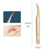 Eyelash Clip Eyelash Tweezers High Precision Eyelash Extension Tool(Dolphin Tweezers)