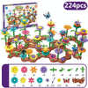 224pcs/set Children Intellectual Development DIY Assembly Flower Arrangement Toys