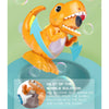 JJR/C V06 Dinosaur Sound Effect Electric Bubble Machine, Version:Non-charging(Orange)