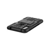 For Alcatel 3L (2020) Tire Texture Shockproof TPU + PC Protective Case with Holder(Black)